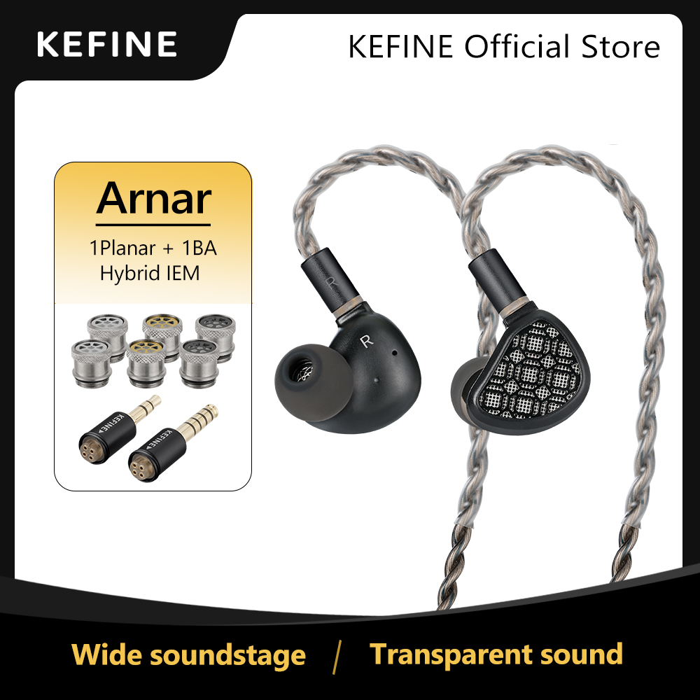 Planar Magnetic Iem Earphones - Fones de Ouvido KEFINE Arnar com