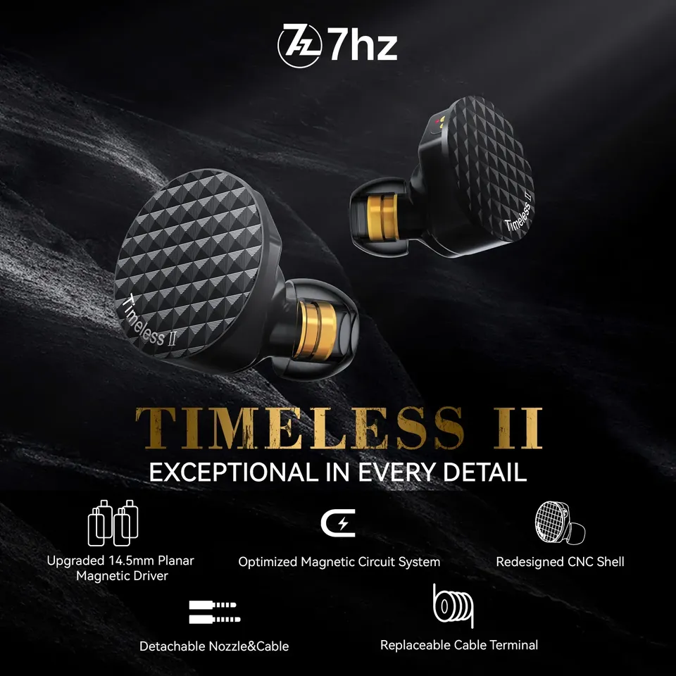 Fones de Ouvido 7Hz Timeless I - Planar Magnetic Iem Earphones avaliação e preço