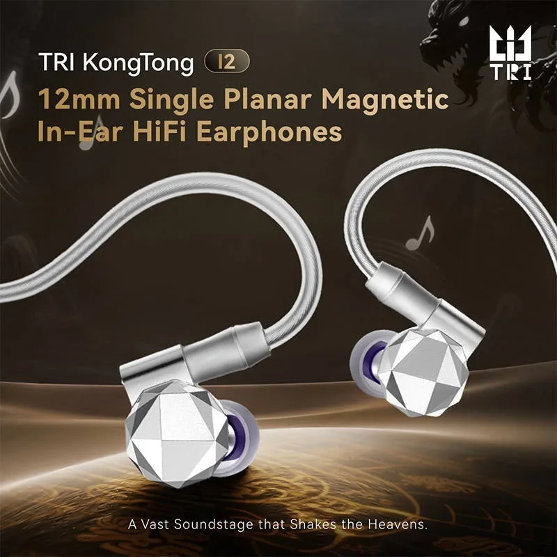 Fones de Ouvido KBEAR TRI Kong - Planar Magnetic Iem Earphones avaliação e preço
