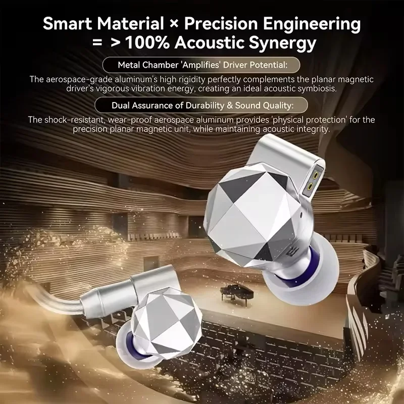 Fones de Ouvido KBEAR TRI Kong - Planar Magnetic Iem Earphones avaliação e preço