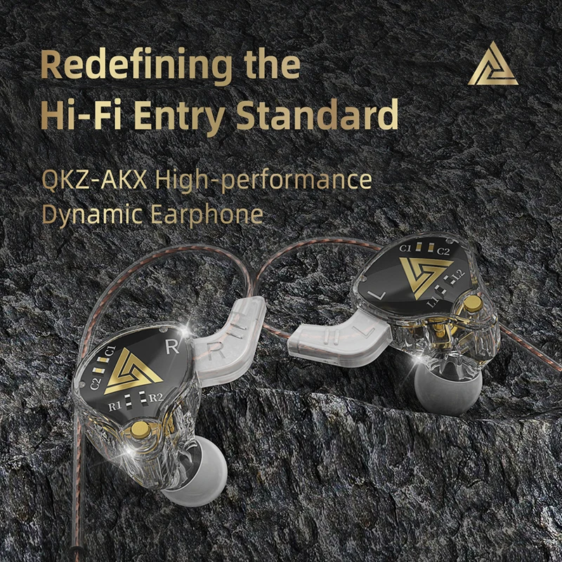 Fone de ouvido com fio QKZ AKX - In Ear Monitors For Singers avaliação e preço