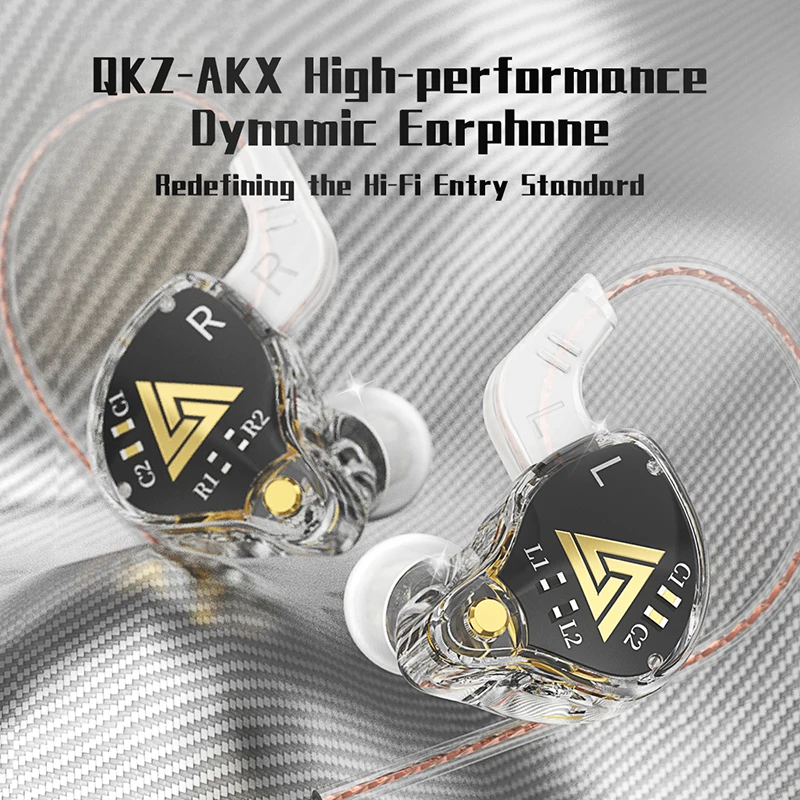 Fone de ouvido com fio QKZ AKX - In Ear Monitors For Singers avaliação e preço