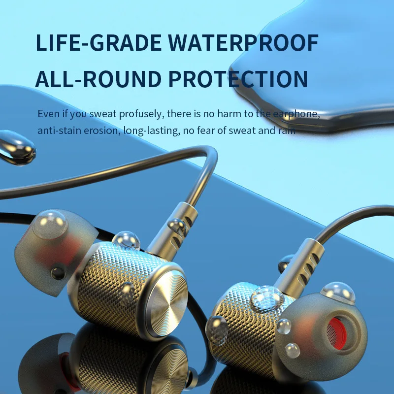 Fones de ouvido Bluetooth 9D,  - Magnetic Neckband Sports Earphones avaliação e preço