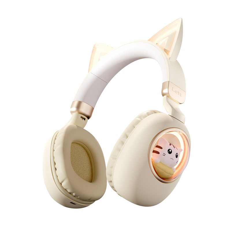 Fone de ouvido sem fio dobráve - Cat Ear Bluetooth Headset Led avaliação e preço