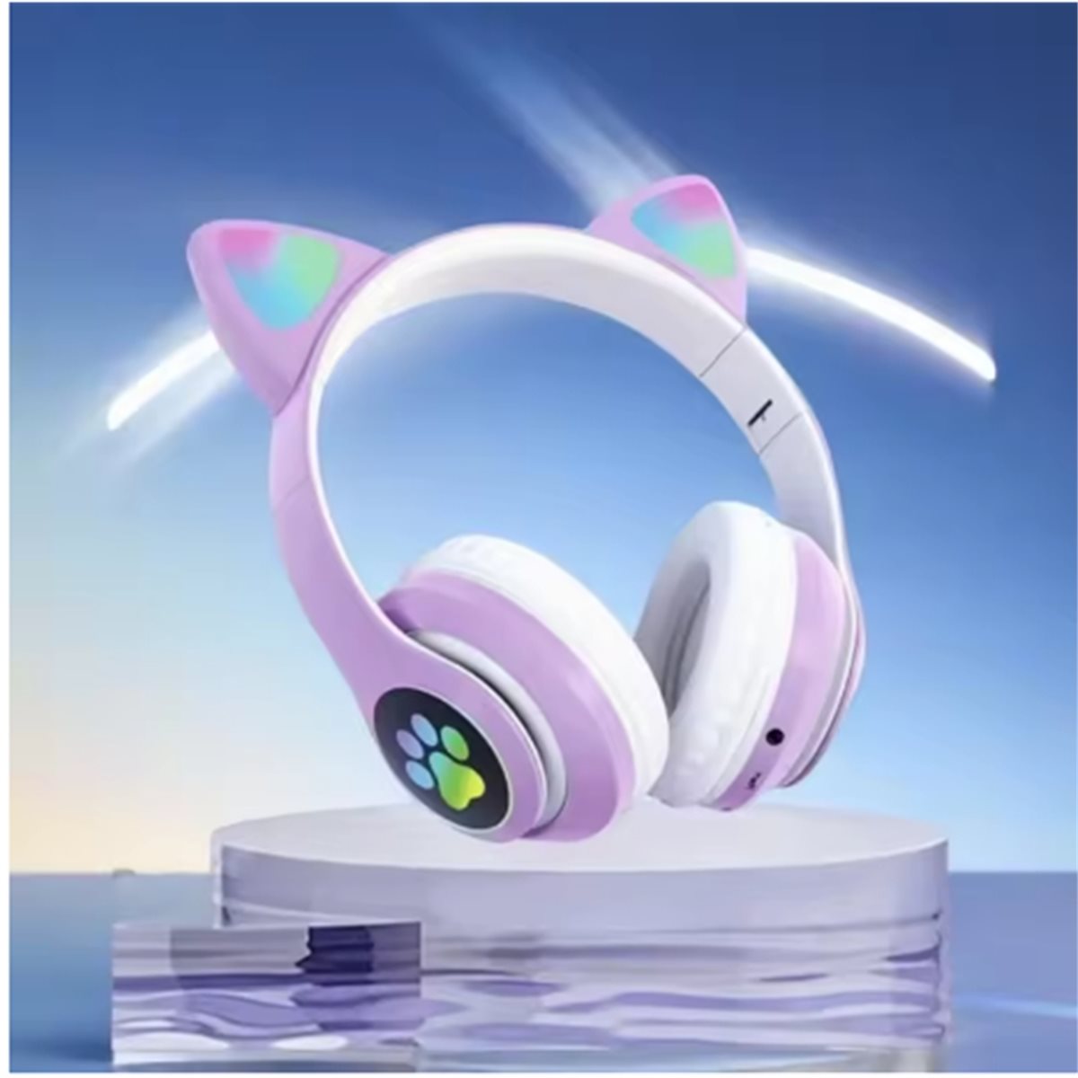 DT[Conjunto] D1585 - Fone de O - Cat Ear Bluetooth Headset Led avaliação e preço