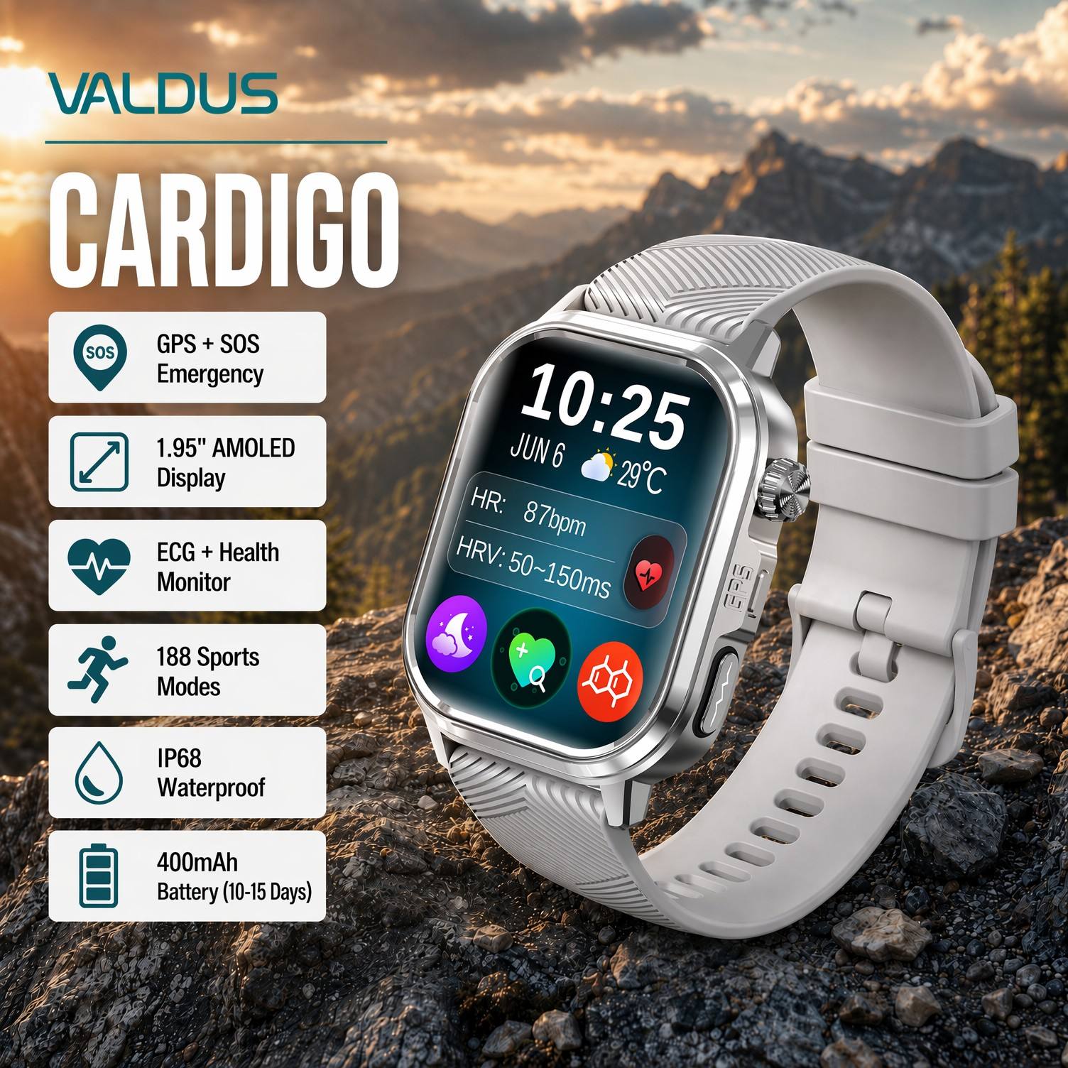 Relógio Inteligente VALDUS CAR - Smartwatches avaliação e preço