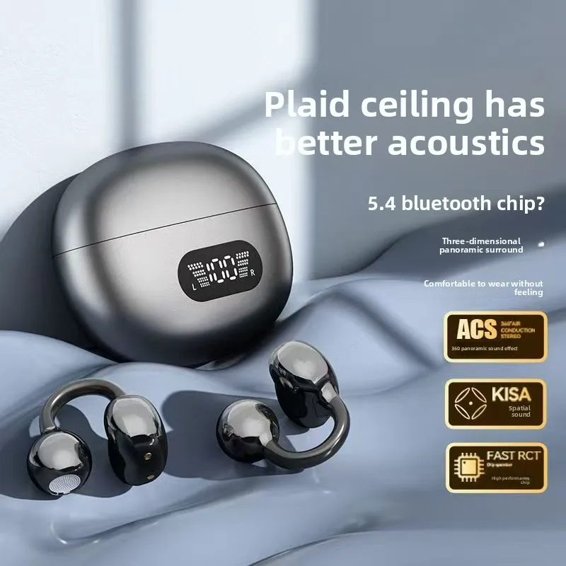 Fones de ouvido Bluetooth com  - Bone Conduction Running Headphones avaliação e preço