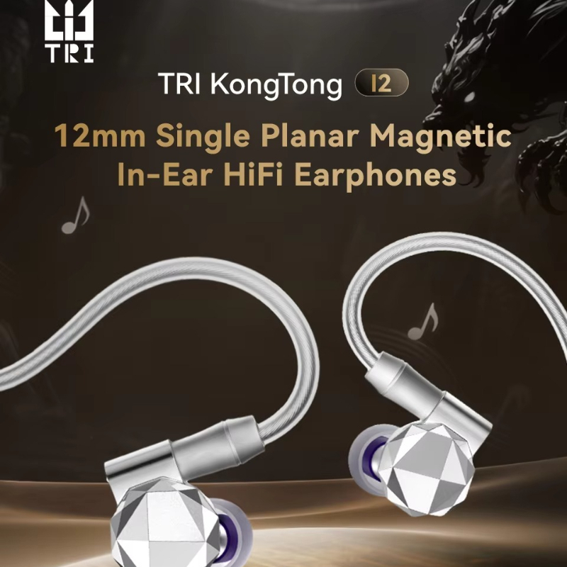 Fones de Ouvido KBEAR TRI Kong - Planar Magnetic Iem Earphones avaliação e preço